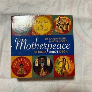 Motherpeace Round Tarot Deck – Retouched & Recolored – New